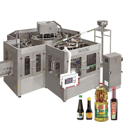 Electric Volumetric Liquid Filling Machine , 36000BPH Water Bottling Equipment