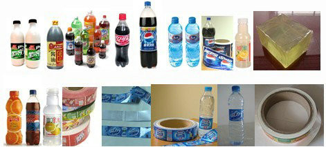 OPP Durable Hot Melt Glue Labeling Machine , High Efficiency