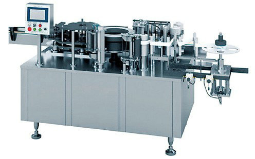 Roll Fed Hot Melt Glue Labeling Machine Microcomputer Low Noise