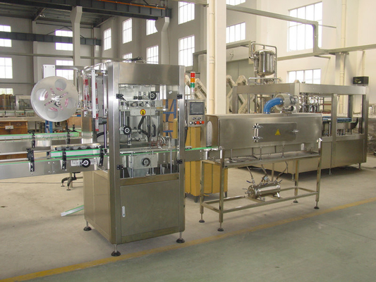 Shrink Sleeving Bottle Labeling Machine For Plastic Bottle