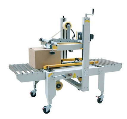 Electric Bottle Packing Machine , Automatic Carton Sealing Machine