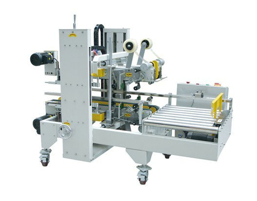 Electric Bottle Packing Machine , Automatic Carton Sealing Machine