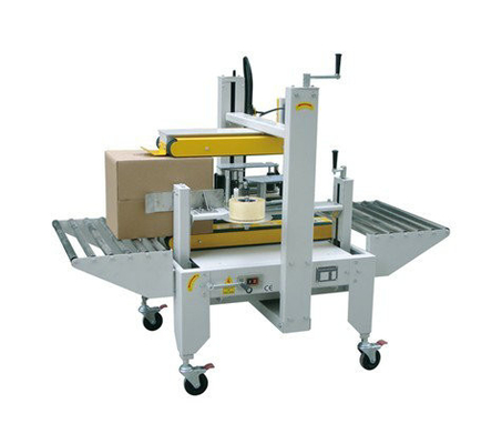 Electric Bottle Packing Machine , Automatic Carton Sealing Machine