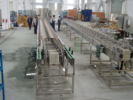 380V 500ml/b Bottle Conveyor System For Falling Bottle