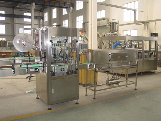 Safety Bottle Labeling Machine , Hot Melt Glue Labeling Machine Automatic Roll Fed
