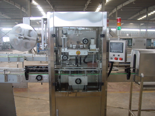 Safety Bottle Labeling Machine , Hot Melt Glue Labeling Machine Automatic Roll Fed